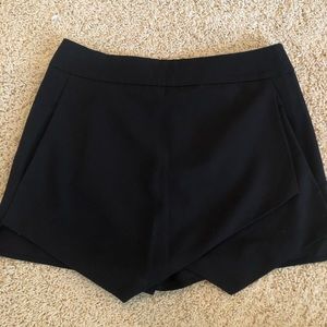 Bloomingdales Black Envelope Skort